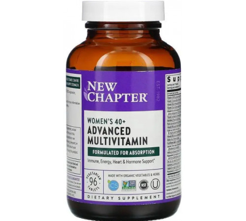 Мультивітаміни для жінок II 40+ New Chapter Woman II Multivitamin 96 таб