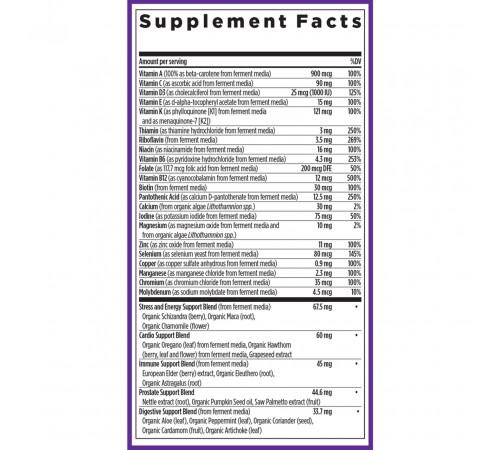 Вітаміни для чоловіків New Chapter Men's Advanced Multivitamin 48 таб