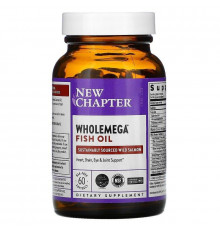 Жир аляскинського лосося New Chapter Alaskan Salmon Oil 1000 мг 60 капсул
