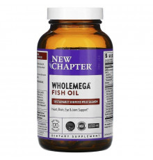Жир аляскинського лосося New Chapter Alaskan Salmon Oil 1000 мг 120 капсул