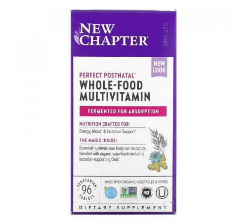 Мультивітамінни для жінок New Chapter  Postnatal MultiVitamin 96 таб