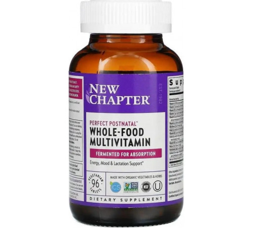 Мультивітамінни для жінок New Chapter  Postnatal MultiVitamin 96 таб