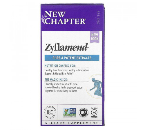 Комплекс вітамінів New Chapter Zyflamend Whole Body 180 капс