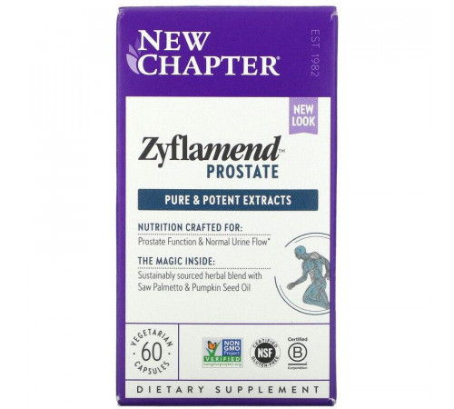 Здоров'я простати New Chapter Zyflamend Prostate 60 капс