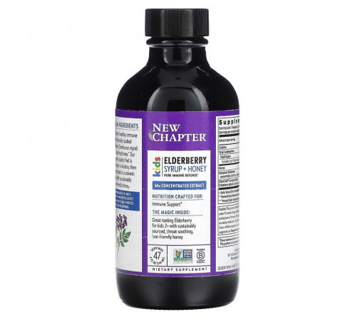 Сироп бузини з медом для дітей New Chapter Elderberry Syrup Kids 118 мл