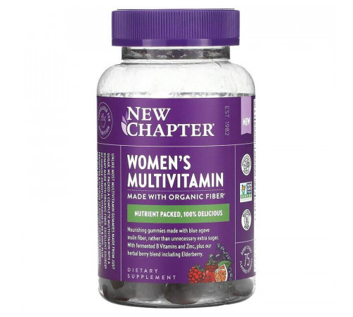 Мультивитамины для женщин New Chapter  Women's Multivitamin 75 жев конфет ягодно-цитрусовый