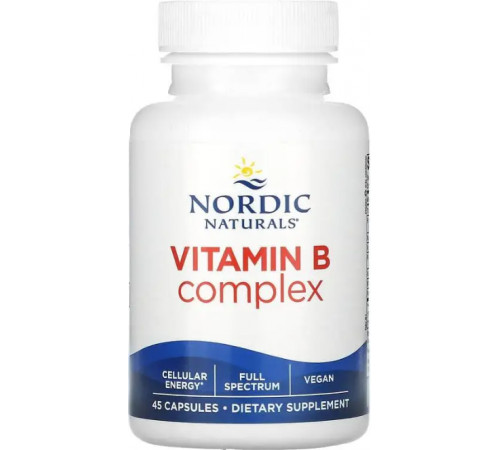 Комплекс витаминов группы В Nordic Naturals Vitamin B Complex 45 гел капс