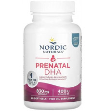 Риб'ячий жир для вагітних Nordic Naturals Prenatal DHA 90 капсул