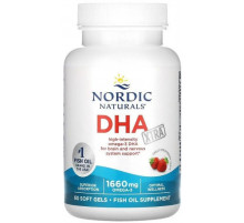 Риб'ячий жир екстра Nordic Naturals HA Xtra 1660 мг 60 капсул Полуниця