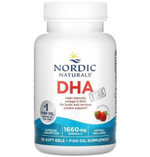 Риб'ячий жир екстра Nordic Naturals HA Xtra 1660 мг 60 капсул Полуниця