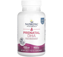 Риб'ячий жир для вагітних Nordic Naturals Prenatal DHA 500 мг 180 капсул