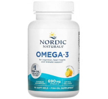 Очищений риб'ячий жир Nordic Naturals Omega-3 690 мг 60 капс лимон