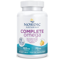 Омега 3 6 9 Nordic Naturals Complete Omega 1000 мг 60 капсул Лимон
