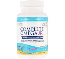 Риб'ячий жир для підлітків Nordic Naturals Complete Omega Junior 90 капсул Лимон