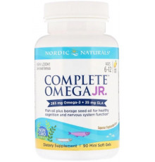 Риб'ячий жир для підлітків Nordic Naturals Complete Omega Junior 90 капсул Лимон