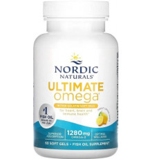 Омега-3 (риб'ячого жиру) Nordic Naturals Ultimate Omega 640 мг 60 гел капс лимон
