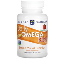 Риб'ячий жир для дітей Nordic Naturals Daily Omega Kids 30 капсул Фрукти