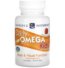 Риб'ячий жир для дітей Nordic Naturals Daily Omega Kids 30 капсул Фрукти
