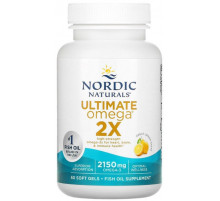 Омега Nordic Naturals Ultimate Omega 2x 60 капсул Лимон
