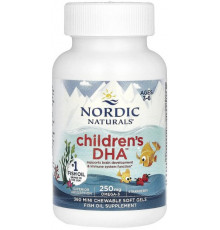 Риб'ячий жир для дітей  Nordic Naturals Children's DHA 360 капсул Полуниця