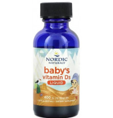 Вітамін D3 для дітей Nordic Naturals Baby's Vitamin D3 10 мкг 22,5 мл
