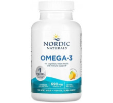 Омега рыбий жир Nordic Naturals Omega-3 690 мг 120 капсул Лимон