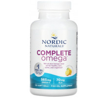Омега 3 6 9 Nordic Naturals Complete Omega 1000 мг 120 капсул Лимон