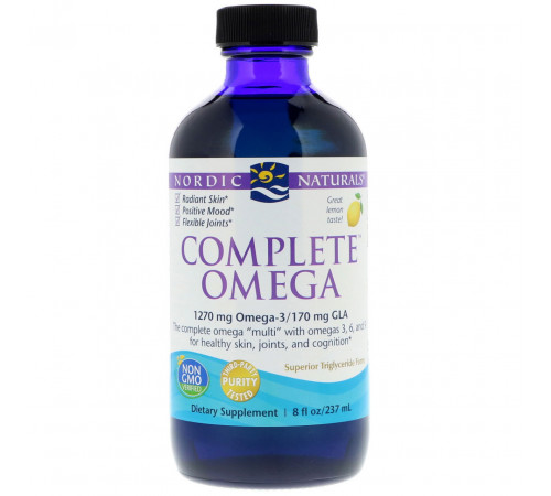 Омега 3 6 9 Nordic Naturals Complete Omega 237 мл Лимон