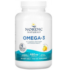 Риб'ячий жир Омега Nordic Naturals Omega-3 690 мг 180 капсул Лимон