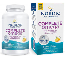 Омега 3 6 9 Nordic Naturals Complete Omega 1000 мг 180 капсул Лимон