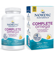 Омега 3 6 9 Nordic Naturals Complete Omega 1000 мг 180 капсул Лимон
