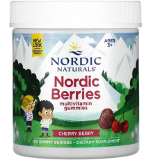 Полівітаміни для дітей Nordic Naturals Multivitamin Berries 120 штук вишня