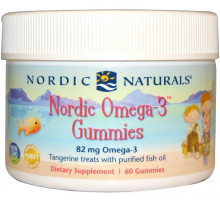 Рыбий жир для детей Nordic Naturals Omega-3 Gummies 82 мг 60 жел таб мандарин