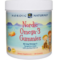 Риб'ячий жир для дітей Nordic Naturals Omega-3 Gummies 82 мг 120 желе конф мандарин