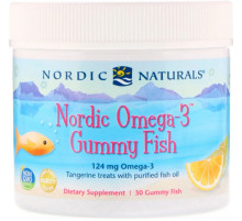 Риб'ячий жир для дітей Nordic Naturals Omega-3 Gummy Fish 124 мг 30 жел таб мандарин