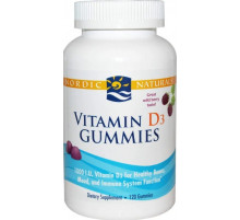 Витамин Д3 Nordic Naturals Vitamin D3 Gummies 1000 МЕ 120 жув таб лесные ягоды
