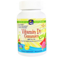 Витамин D3 для детей Nordic Naturals Vitamin D3 400 МЕ 60 жев. таб арбуз