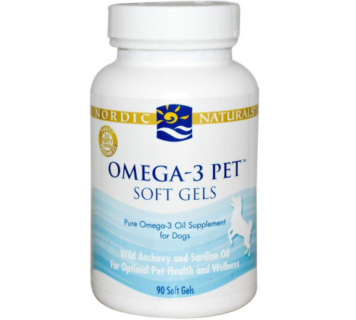Омега-3 для собак Nordic Naturals Omega-3 Pet 90 капсул