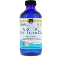 Риб'ячий жир з печінки тріски Nordic Naturals Cod Liver Oil 237 мл Лимон