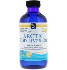 Риб'ячий жир з печінки тріски Nordic Naturals Cod Liver Oil 237 мл Лимон
