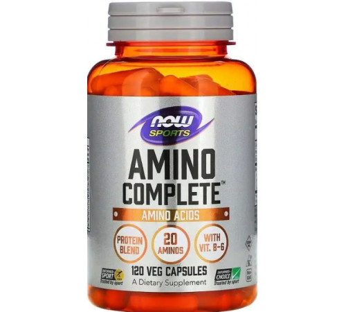 Амінокислоти Now Foods Amino Complete Amino Acids 120 вег капс
