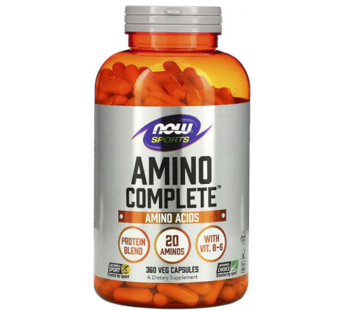 Комплекс амінокислот Now Foods Amino Complete 360 капс