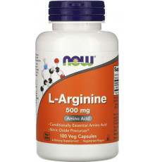L-аргінін Now Foods L-Arginine 100 капсул