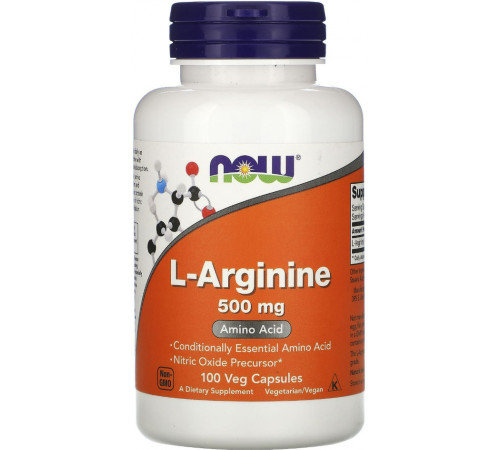 L-аргинин Now Foods L-Arginine 100 капсул