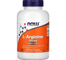 L-аргінін  Now Foods L-Arginine 500 мг 250 вег капс