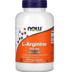 L-аргінін  Now Foods L-Arginine 500 мг 250 вег капс