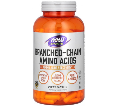 BCAA амінокислоти Now Foods Amino Acids Sports 240 капс