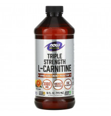 L-карнітин Now Foods Sports L-Carnitine 473 мл смак цитрусу