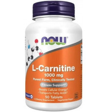 L-карнітин Now Foods L-Carnitine 1000 мг 50 таб