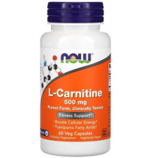 L-карнітин Now Foods L-Carnitine 500 мг 60 вегетаріанських капсул